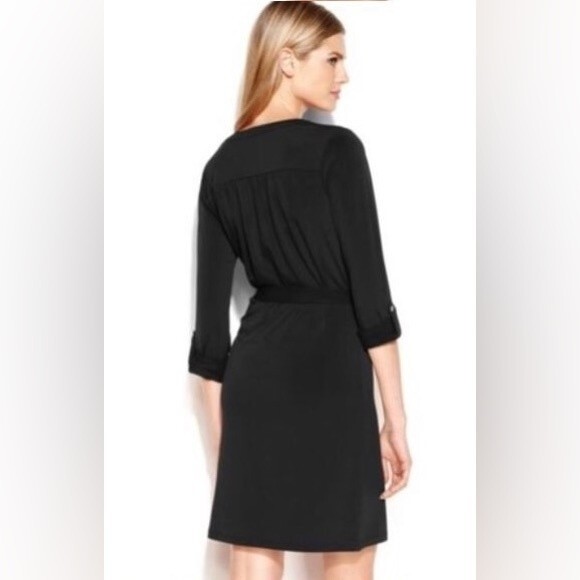 NWT Michael Kors Chain lace up dress. Size Small - Picture 5 of 13